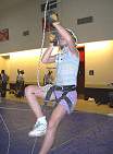 Youngster on a Cable Ladder